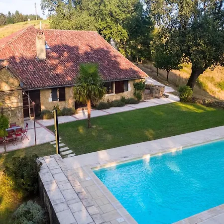 فيلة Villa In Peyrusse With Heated Pool And Sauna, Cleaning Included *